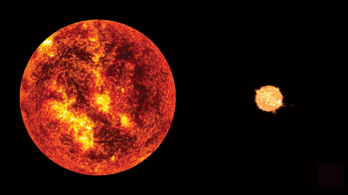 How Big Is the Star Betelgeuse Compared to Our Sun?